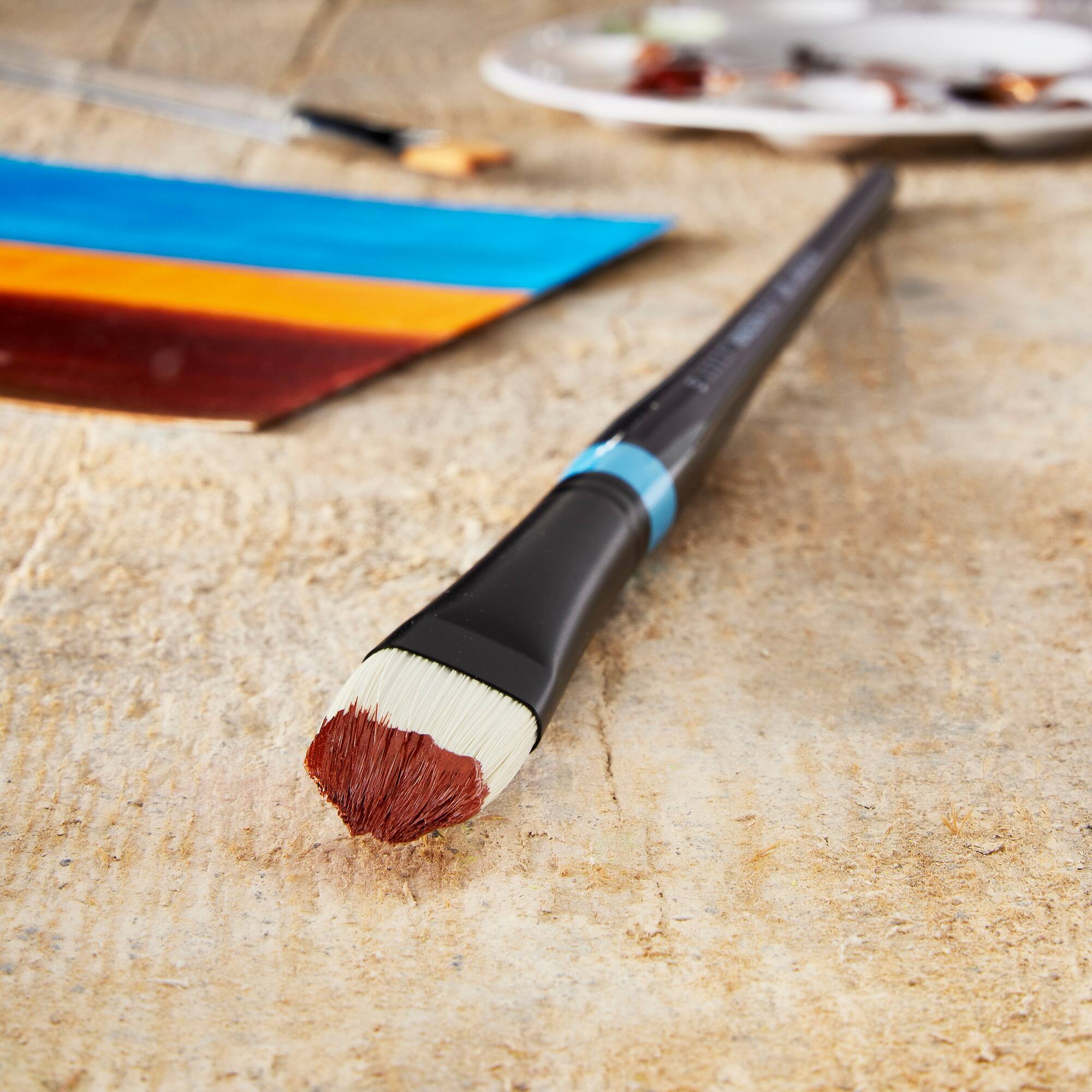 Princeton™ Aspen™ Synthetic Long Handle Filbert Brush